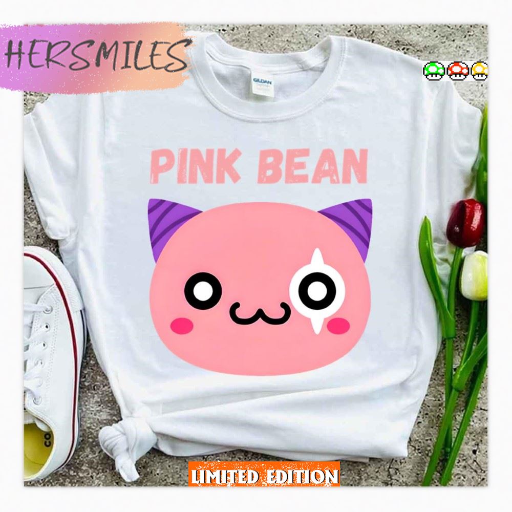 Cute Face Pink Bean Maplestory T-Shirt Cute Face Pink Bean Maplestory T-Shirt