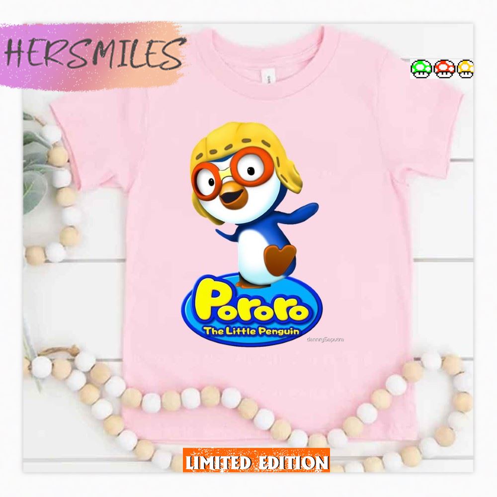 Cute Friend Pororo The Little Penguin T-Shirt