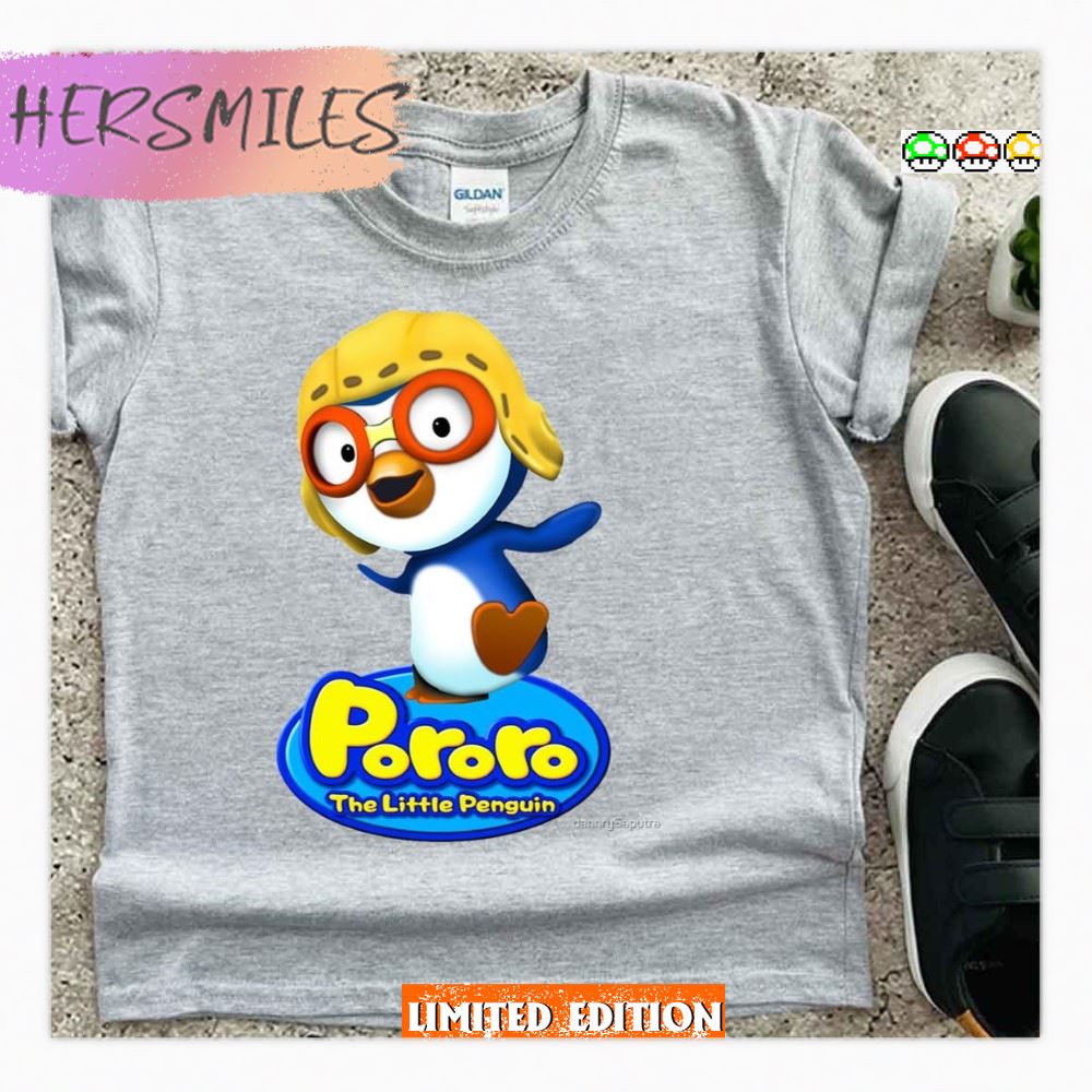 Cute Friend Pororo The Little Penguin T-Shirt