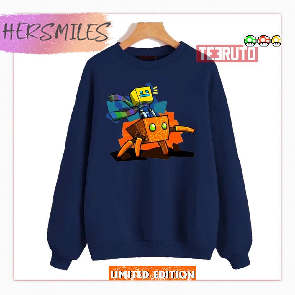 Cute Game Art Geometry Dash T-Shirt