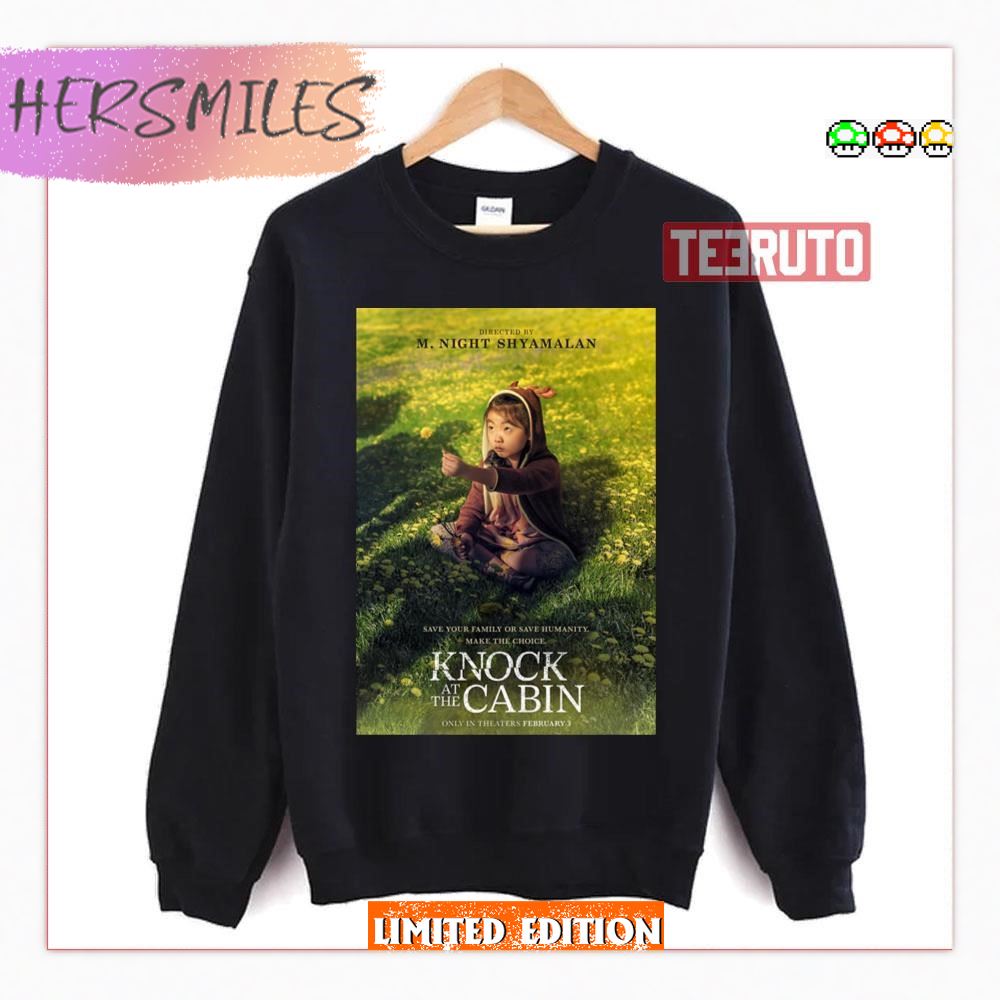 Cute Girl At The Garden Park Knock At The Cabin Movie T-Shirt Cute Girl At The Garden Park Knock At The Cabin Movie T-Shirt