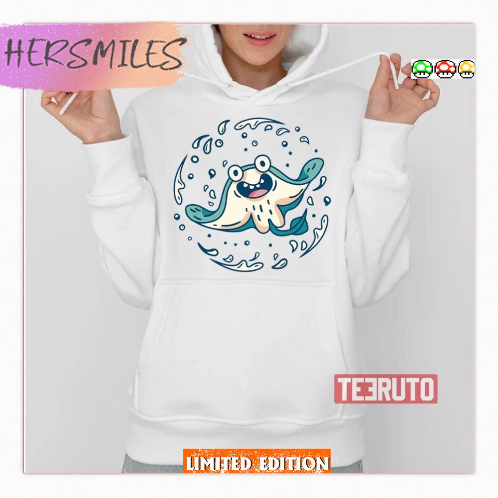 Cute Stingray Swimming T-Shirt
