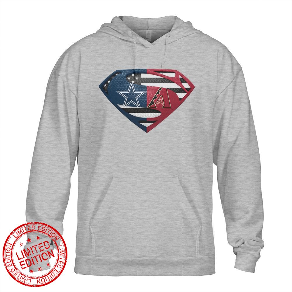 Dallas Cowboys Arizona Diamondbacks Superman Logo Us Flag Shirt Dallas Cowboys Arizona Diamondbacks Superman Logo Us Flag Shirt