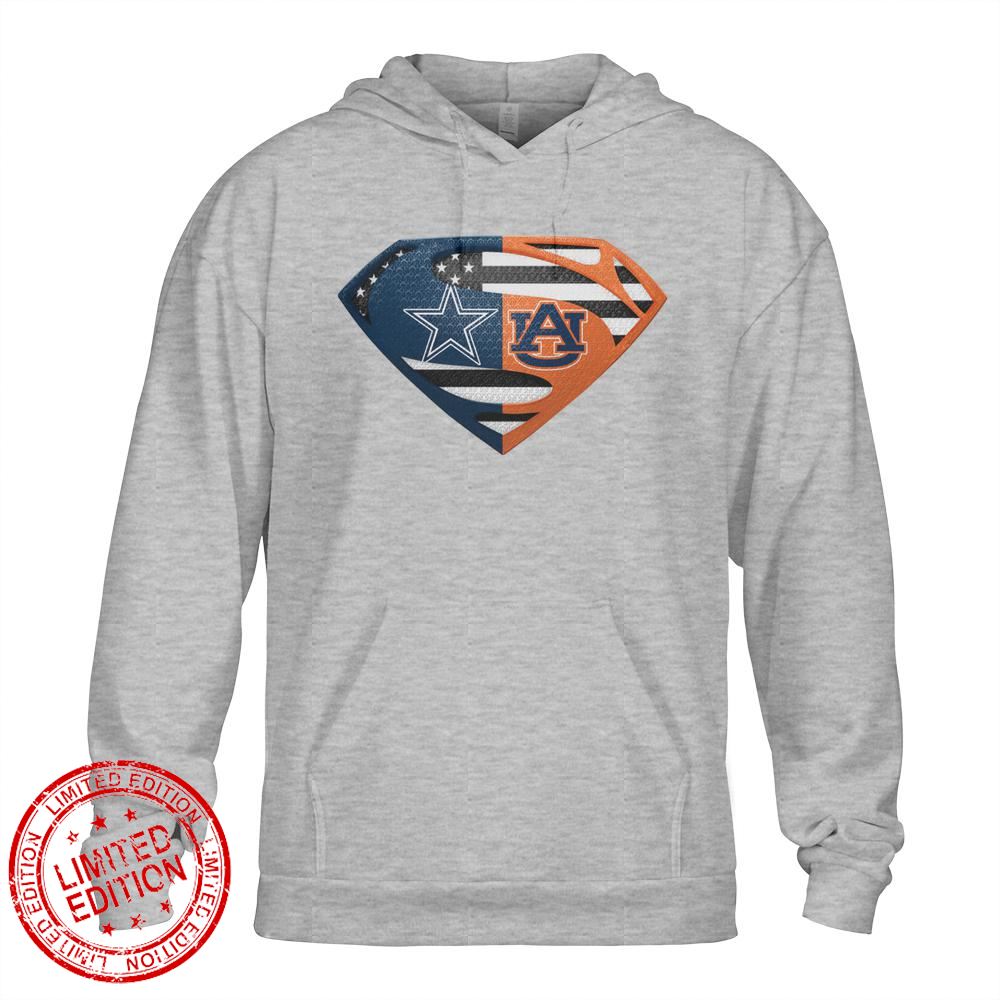 Dallas Cowboys Auburn Cleveland Tigers Superman Logo Us Flag Shirt Dallas Cowboys Auburn Cleveland Tigers Superman Logo Us Flag Shirt
