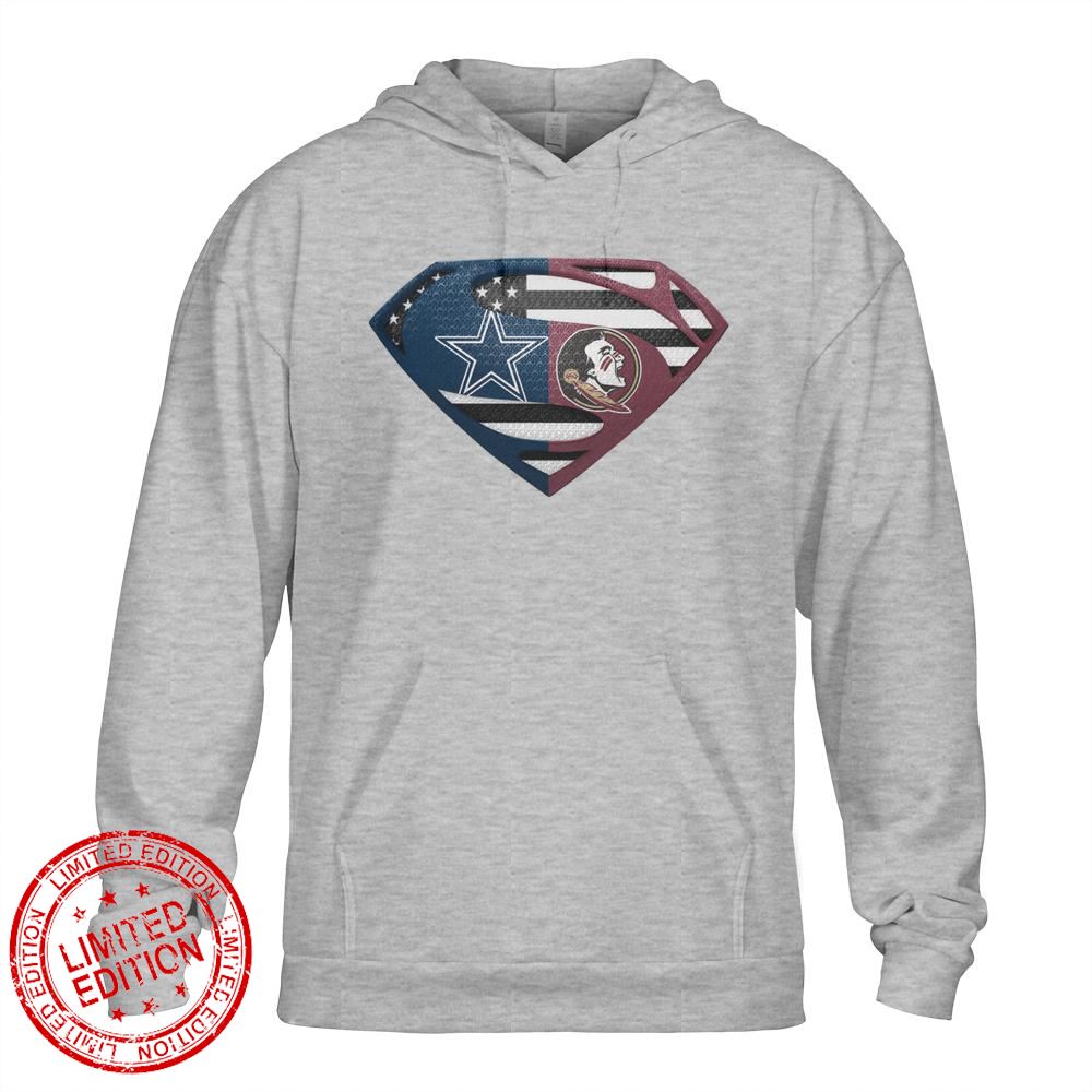 Dallas Cowboys Florida State Seminoles Superman Logo Us Flag Shirt Dallas Cowboys Florida State Seminoles Superman Logo Us Flag Shirt