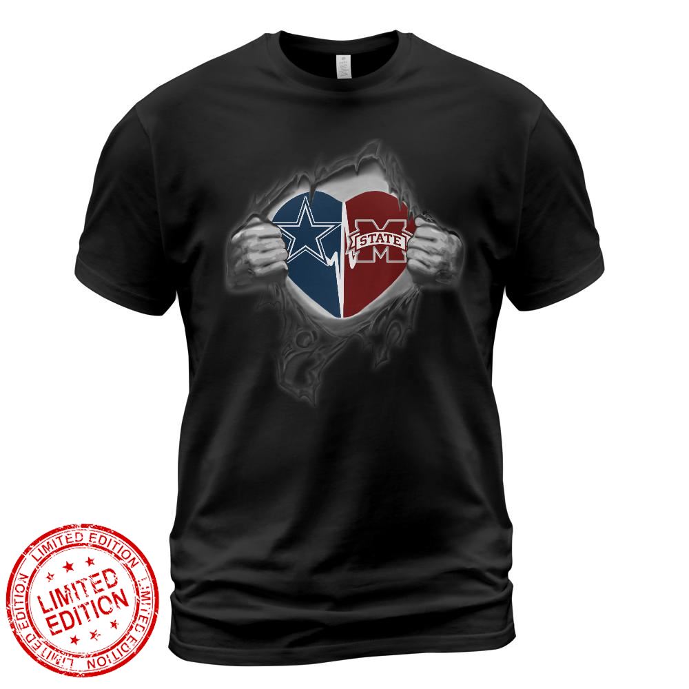 Dallas Cowboys Mississippi State In My Heartbeat Shirt