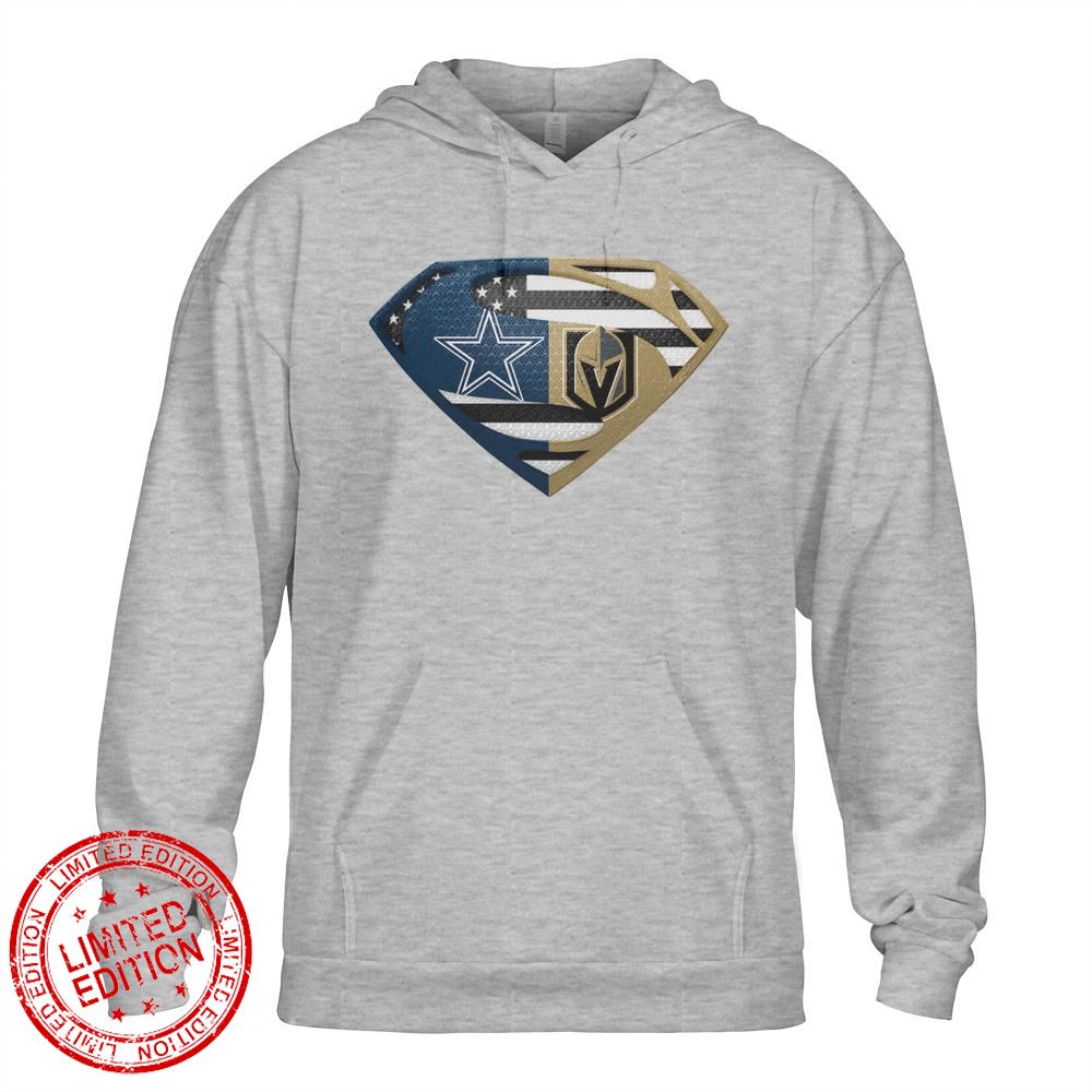 Dallas Cowboys Vegas Golden Knights Superman Logo Us Flag Shirt Dallas Cowboys Vegas Golden Knights Superman Logo Us Flag Shirt