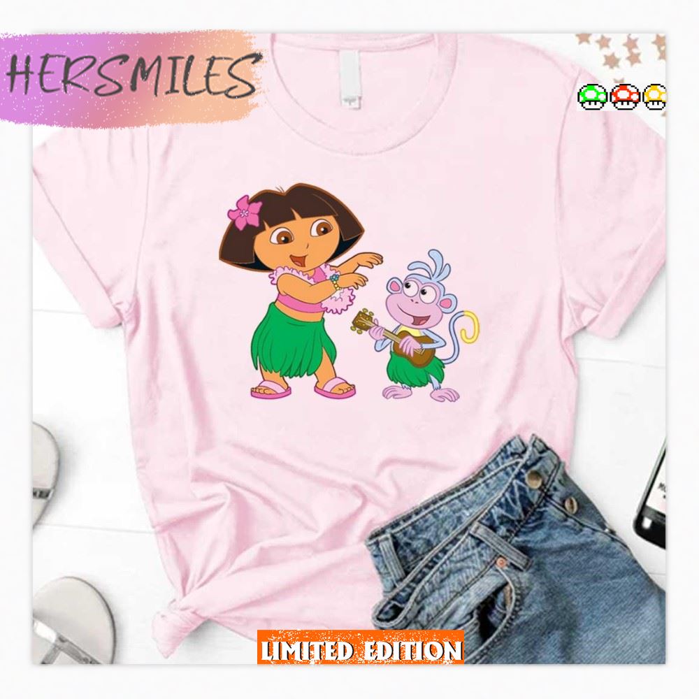Dancing Together Dora The Explorer T-Shirt