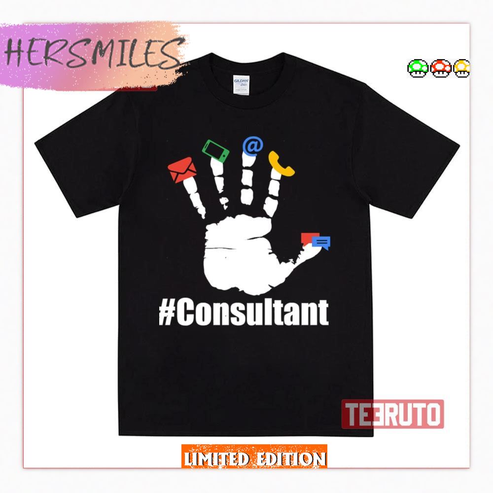 Dark Red Consultant Funny T-Shirt