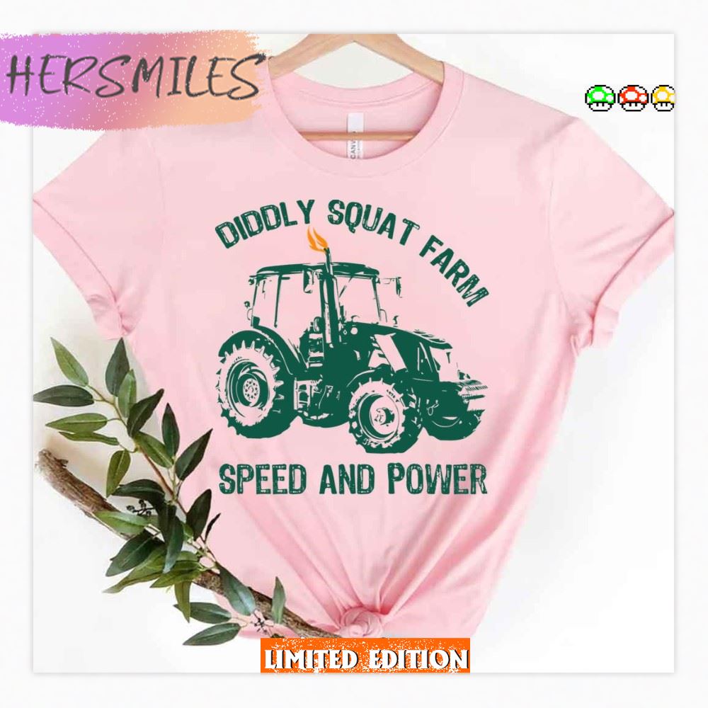 Design Diddly Squat Farm Speed And Power Green T-Shirt Design Diddly Squat Farm Speed And Power Green T-Shirt