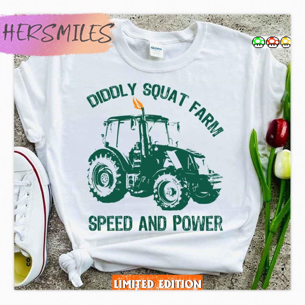 Design Diddly Squat Farm Speed And Power Green T-Shirt Design Diddly Squat Farm Speed And Power Green T-Shirt