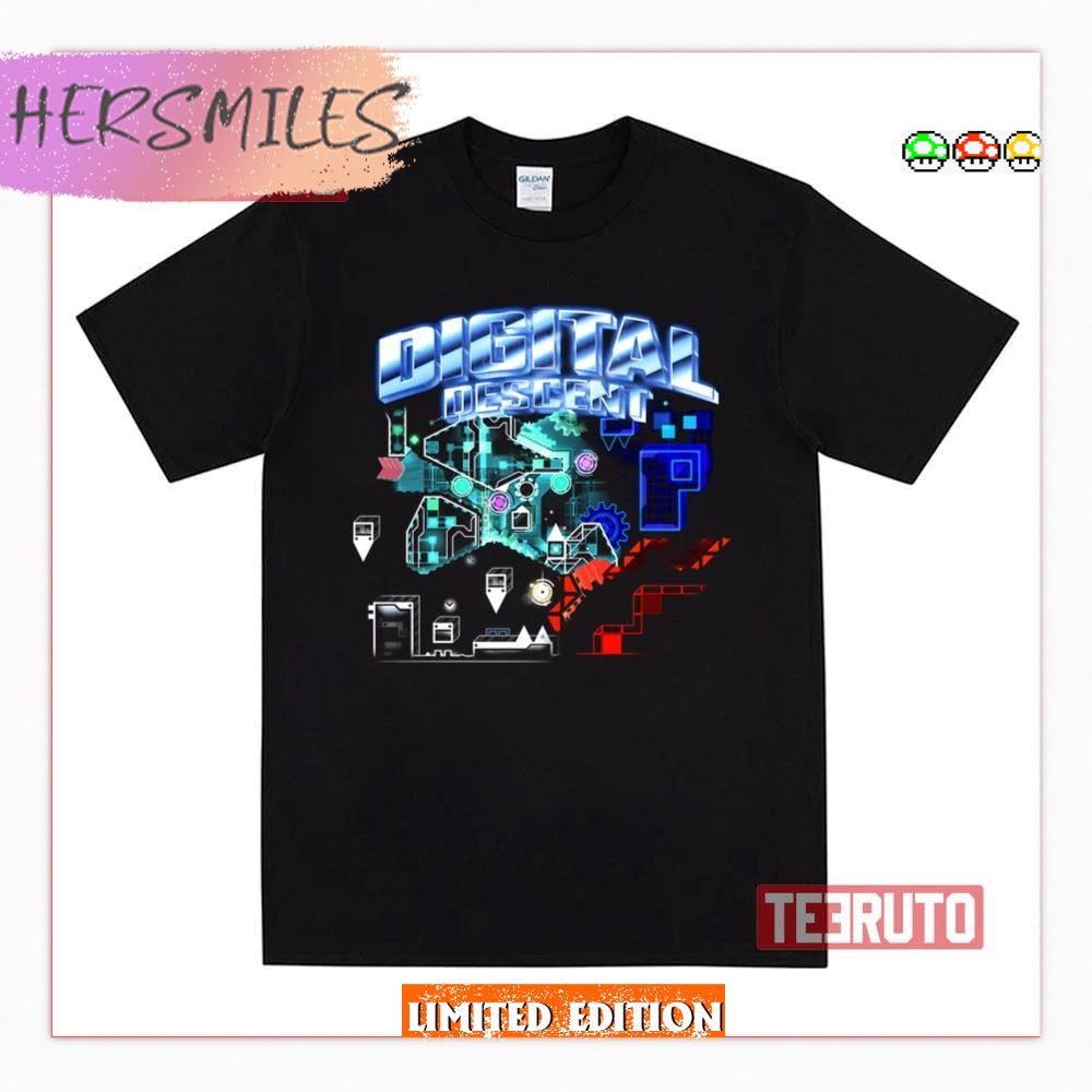 Digital Descent Geometry Dash T-Shirt