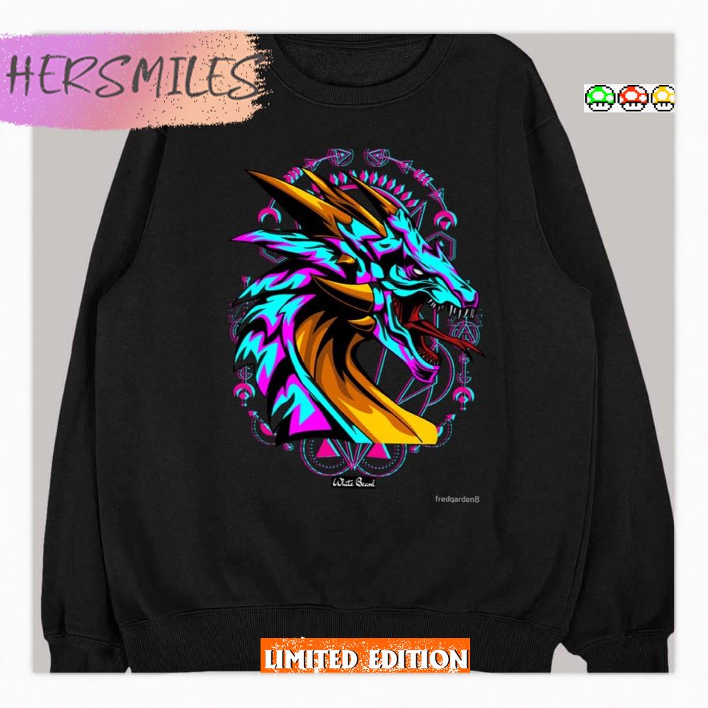 Dragon Glitch Pop Art T-Shirt