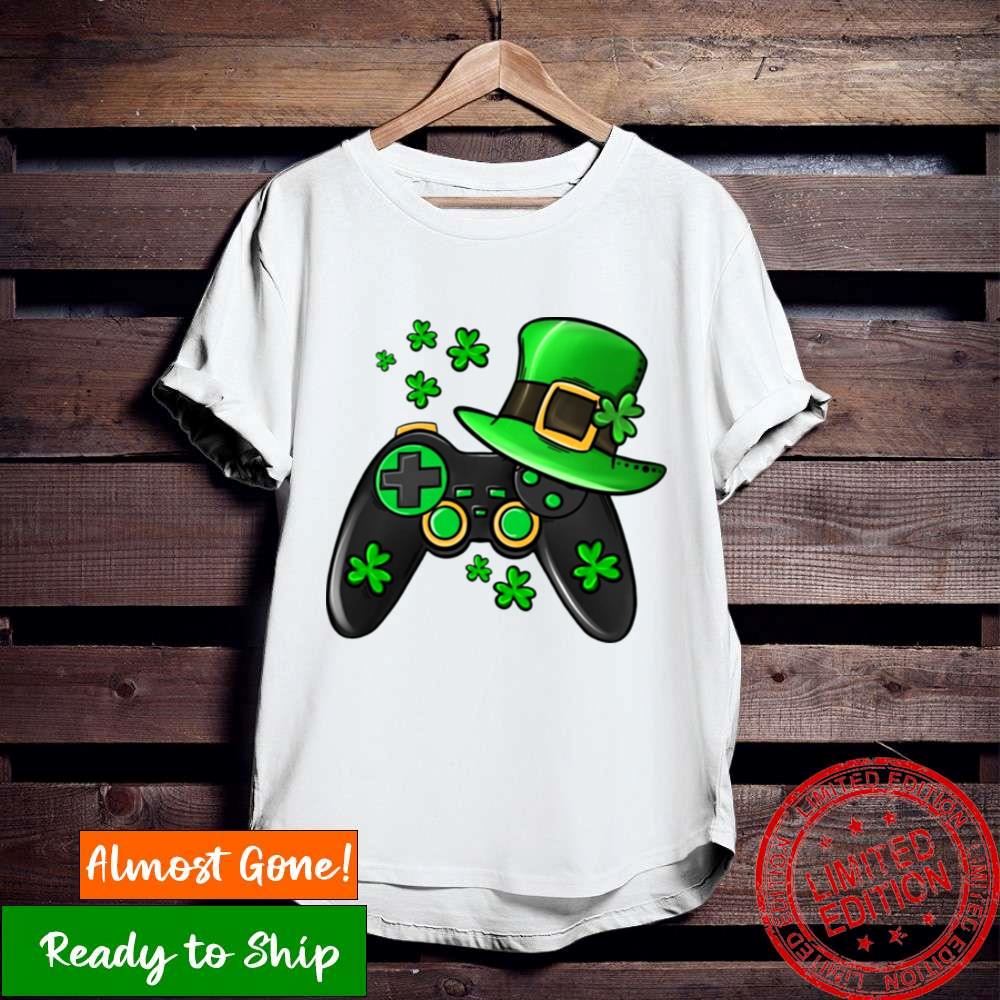 Gamer Boys Video Game St Patricks Day Shirt