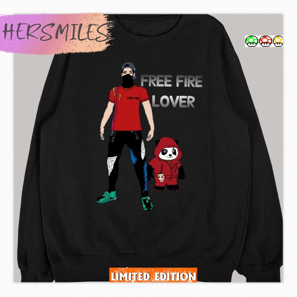 Garena Free Fire Lover Design T-Shirt