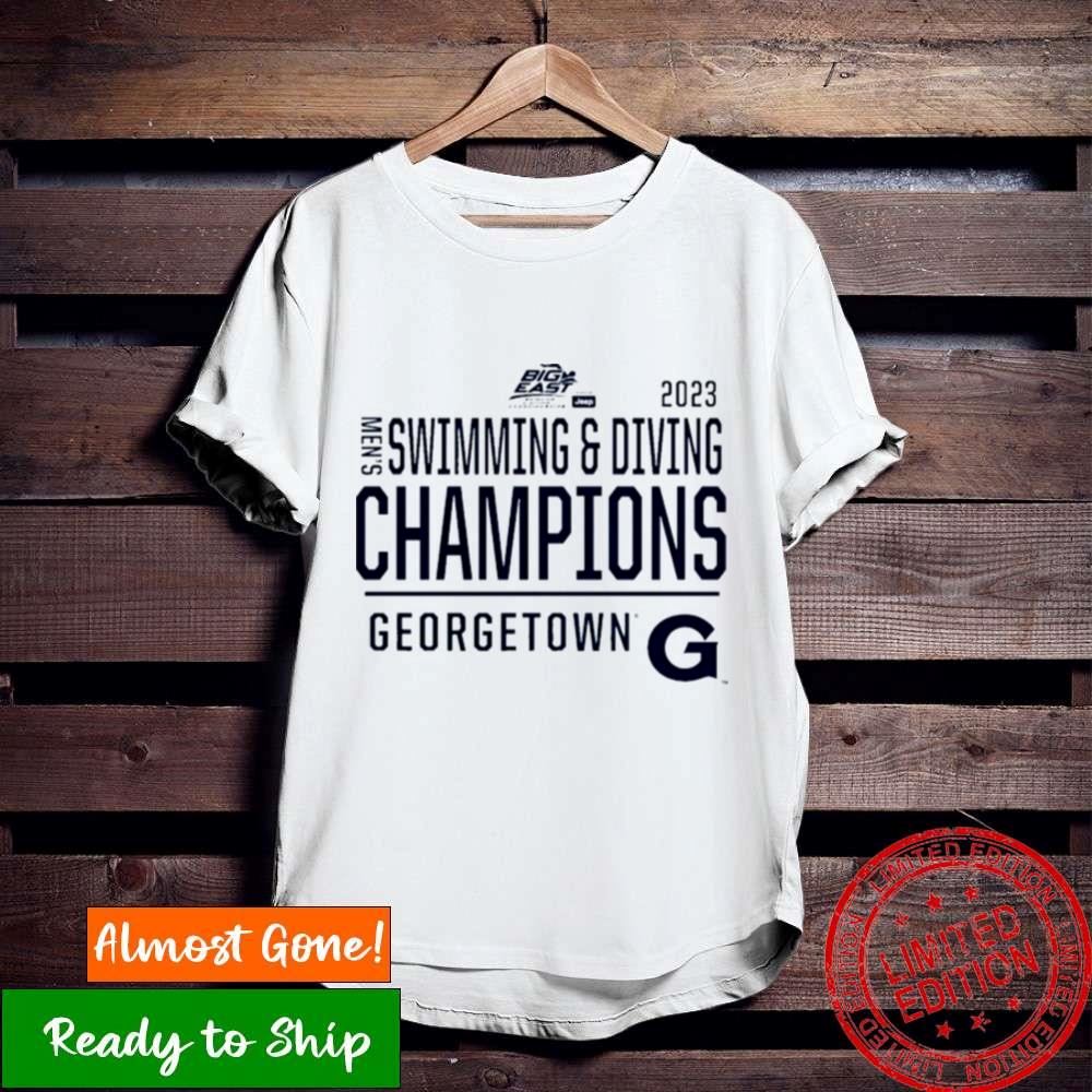 Georgetown Hoyas 2023 Big East Men’S Swimming & Diving Champions T Shirt
