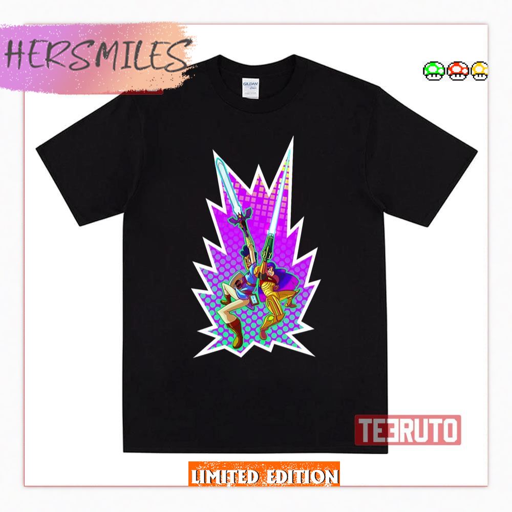 Glitch Techs Cosplay Cartoon Design T-Shirt