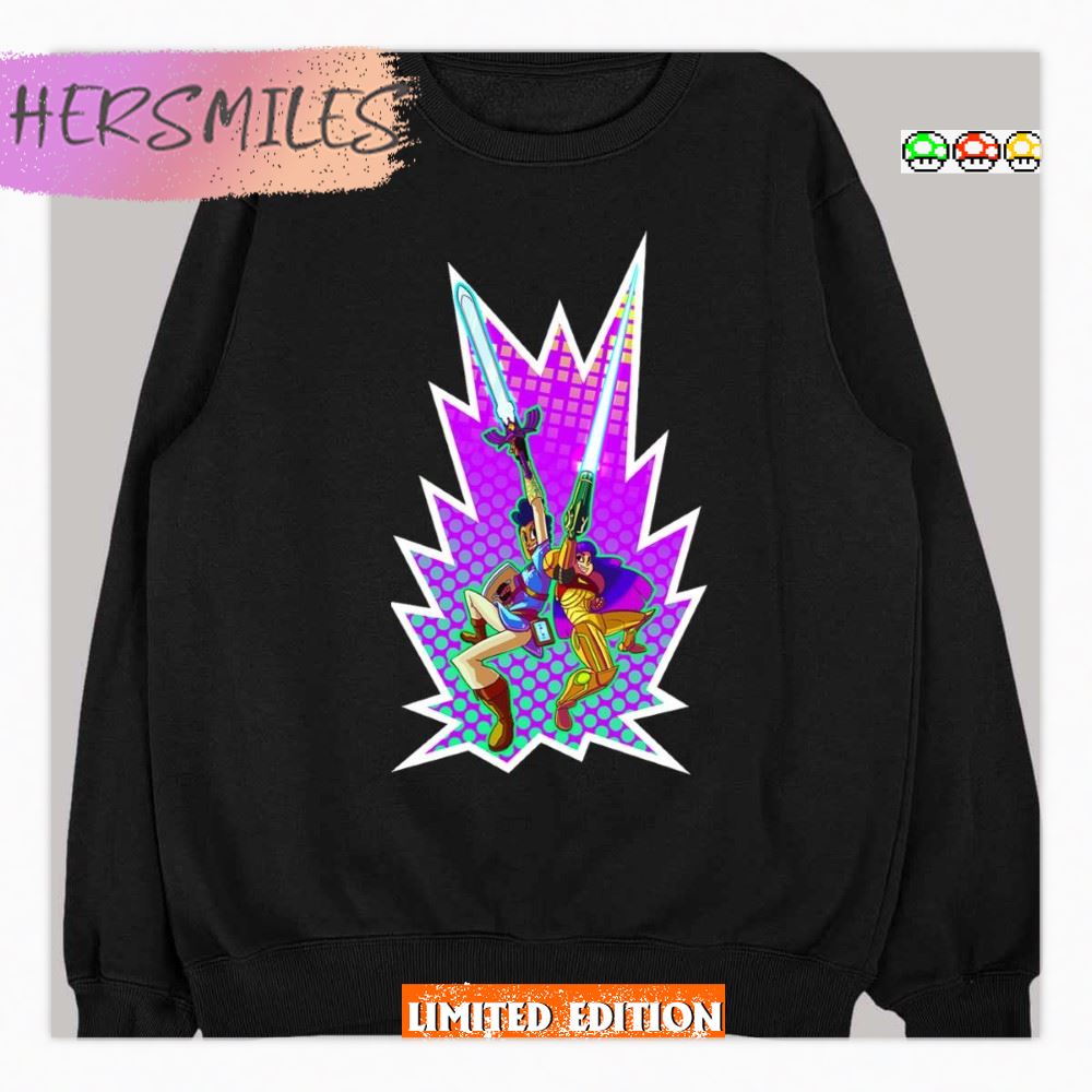 Glitch Techs Cosplay Cartoon Design T-Shirt