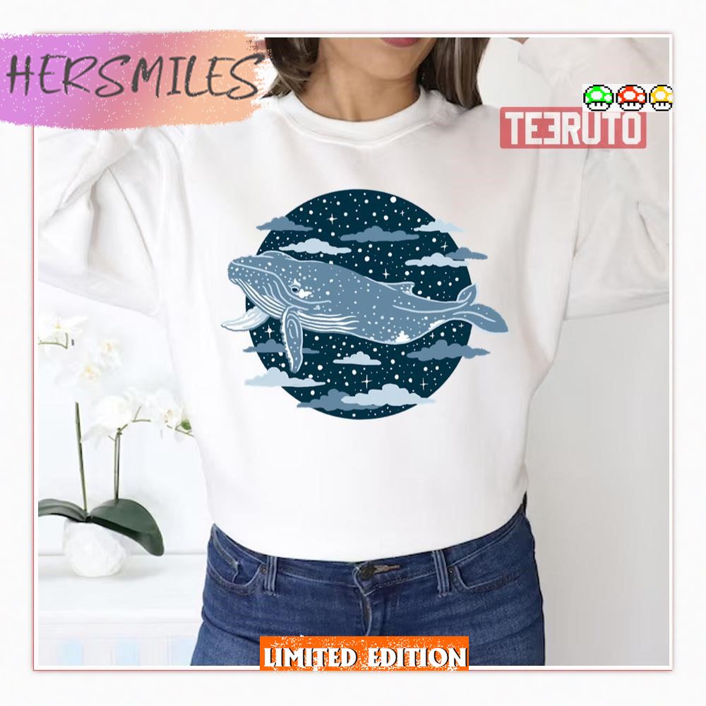 Humpback Whale Animal Art T-Shirt