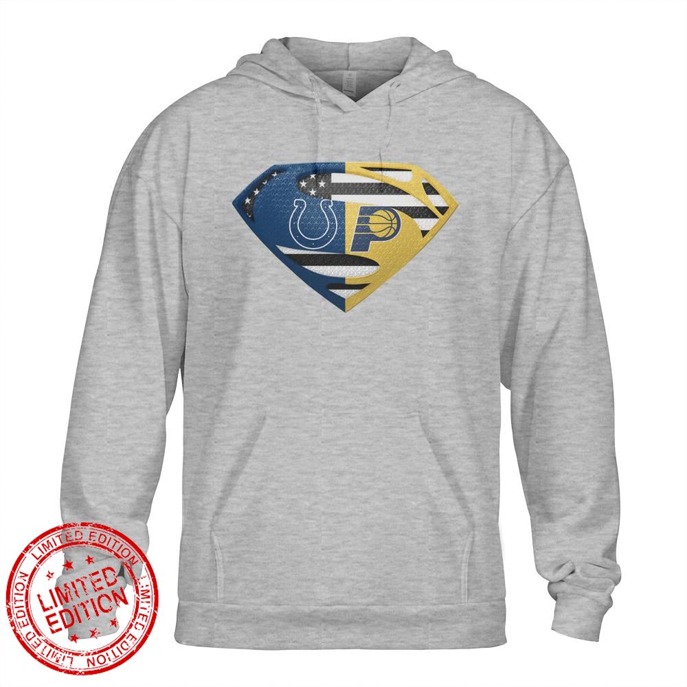 Indianapolis Colts Indiana Pacers Superman Logo Us Flag Shirt Indianapolis Colts Indiana Pacers Superman Logo Us Flag Shirt