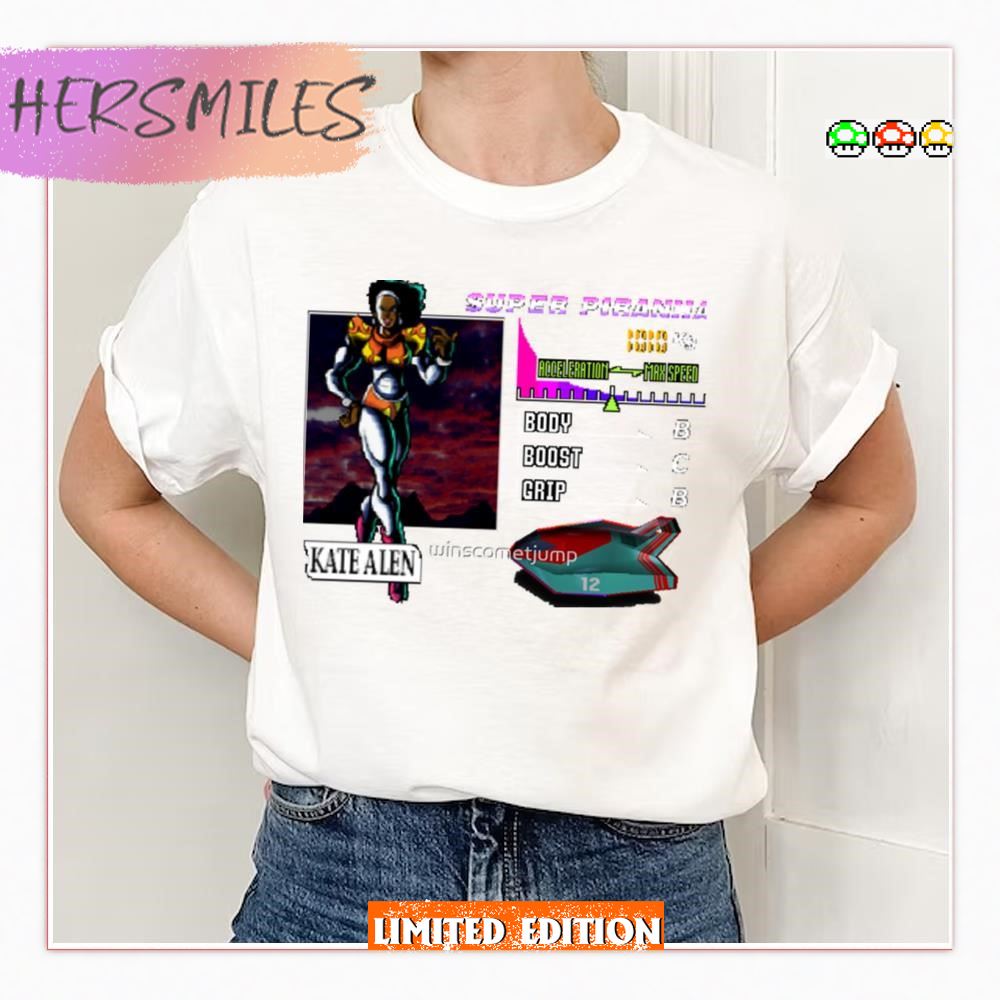 Kate Alen Character Select F Zero X T-Shirt Kate Alen Character Select F Zero X T-Shirt