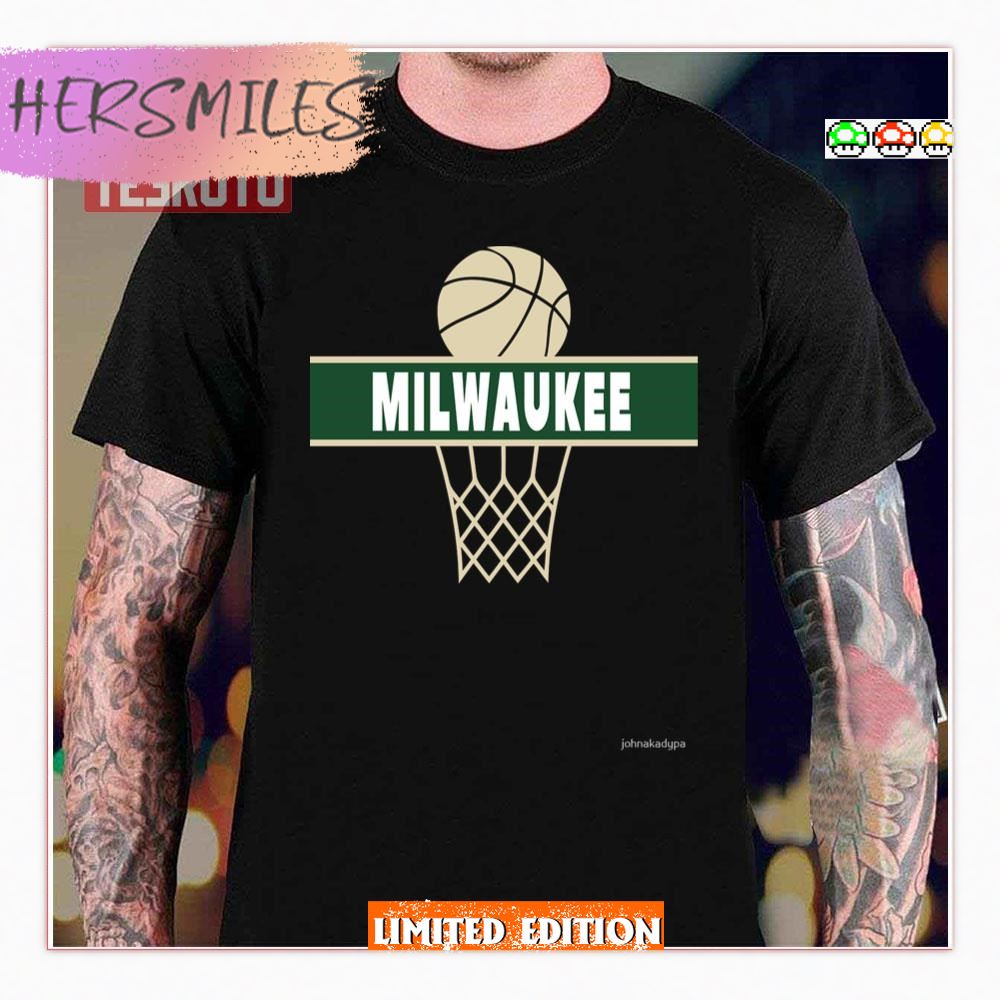 Milwaukee Net Basketball Milwaukee Bucks Shirt