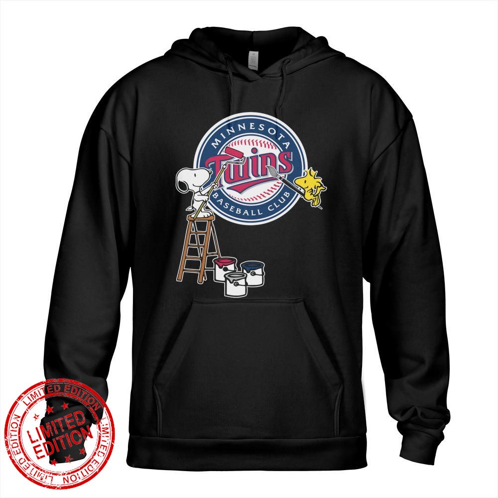 Minnesota Twins Snoopy and Woodstock Painting Logo Shirt Minnesota Twins Snoopy and Woodstock Painting Logo Shirt