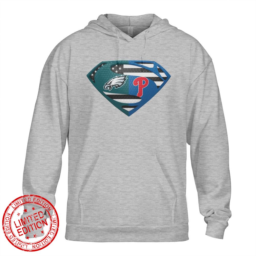 Philadelphia Eagles Phillies Superman Logo Us Flag Shirt Philadelphia Eagles Phillies Superman Logo Us Flag Shirt