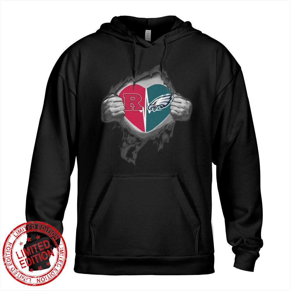 Philadelphia Eagles Rutgers Scarlet Knights In My Heartbeat Shirt Philadelphia Eagles Rutgers Scarlet Knights In My Heartbeat Shirt