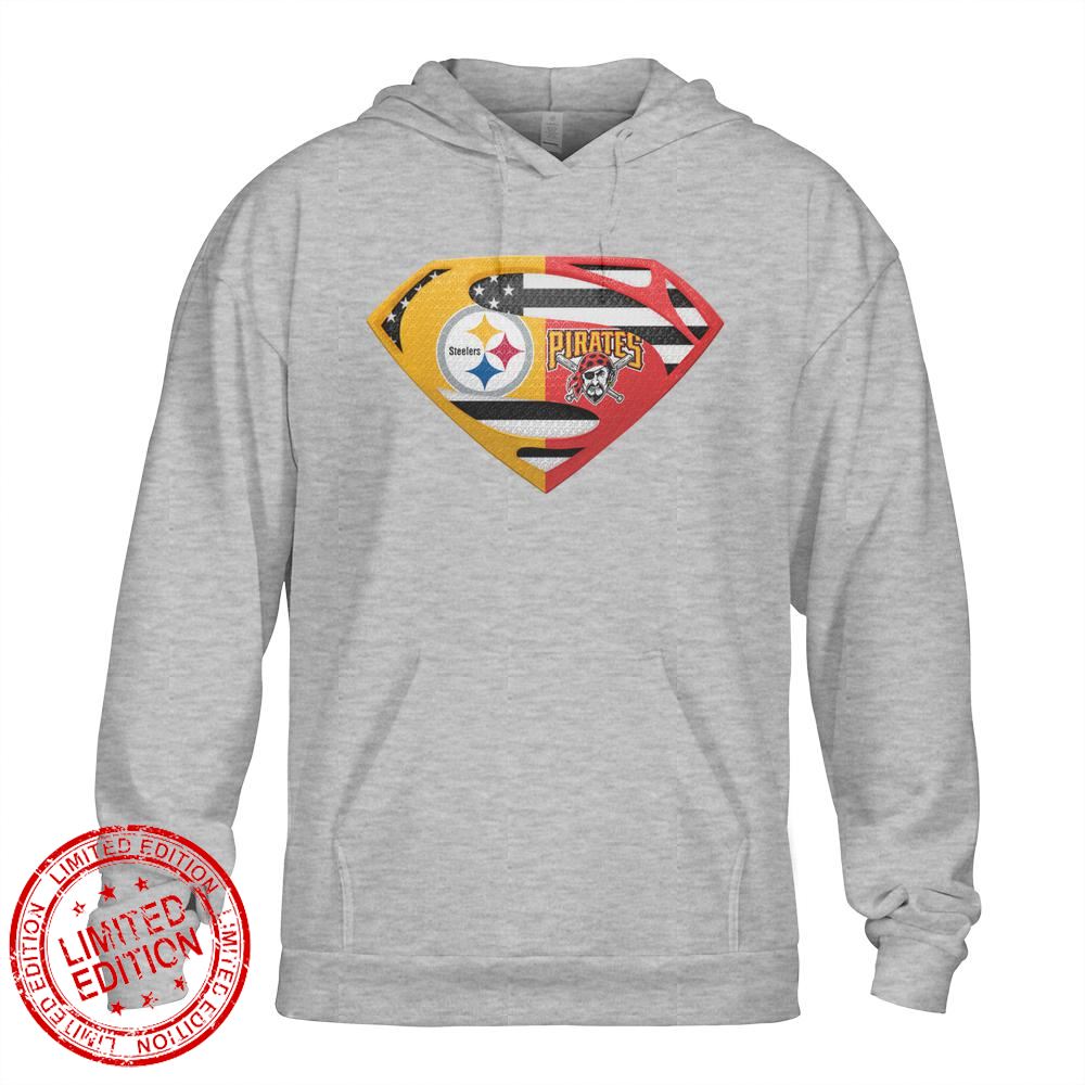 Pittsburgh Steelers Pittsburgh Pirates Superman Logo Us Flag Shirt Pittsburgh Steelers Pittsburgh Pirates Superman Logo Us Flag Shirt