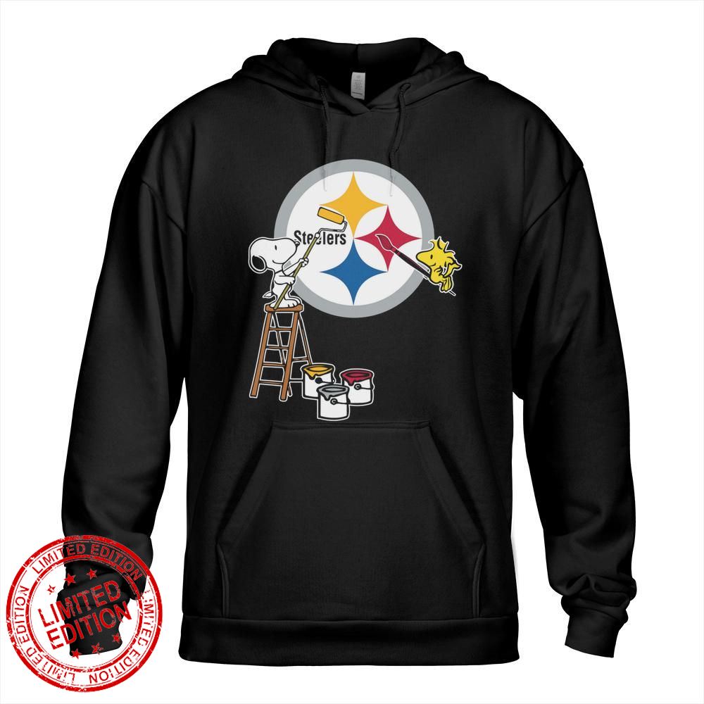Pittsburgh Steelers Snoopy and Woodstock Painting Logo Shirt Pittsburgh Steelers Snoopy and Woodstock Painting Logo Shirt