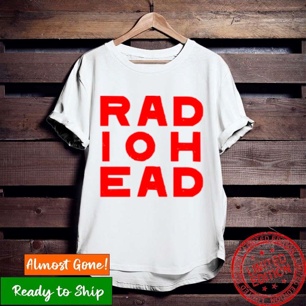 Radiohead Red Logo Typ Shirt