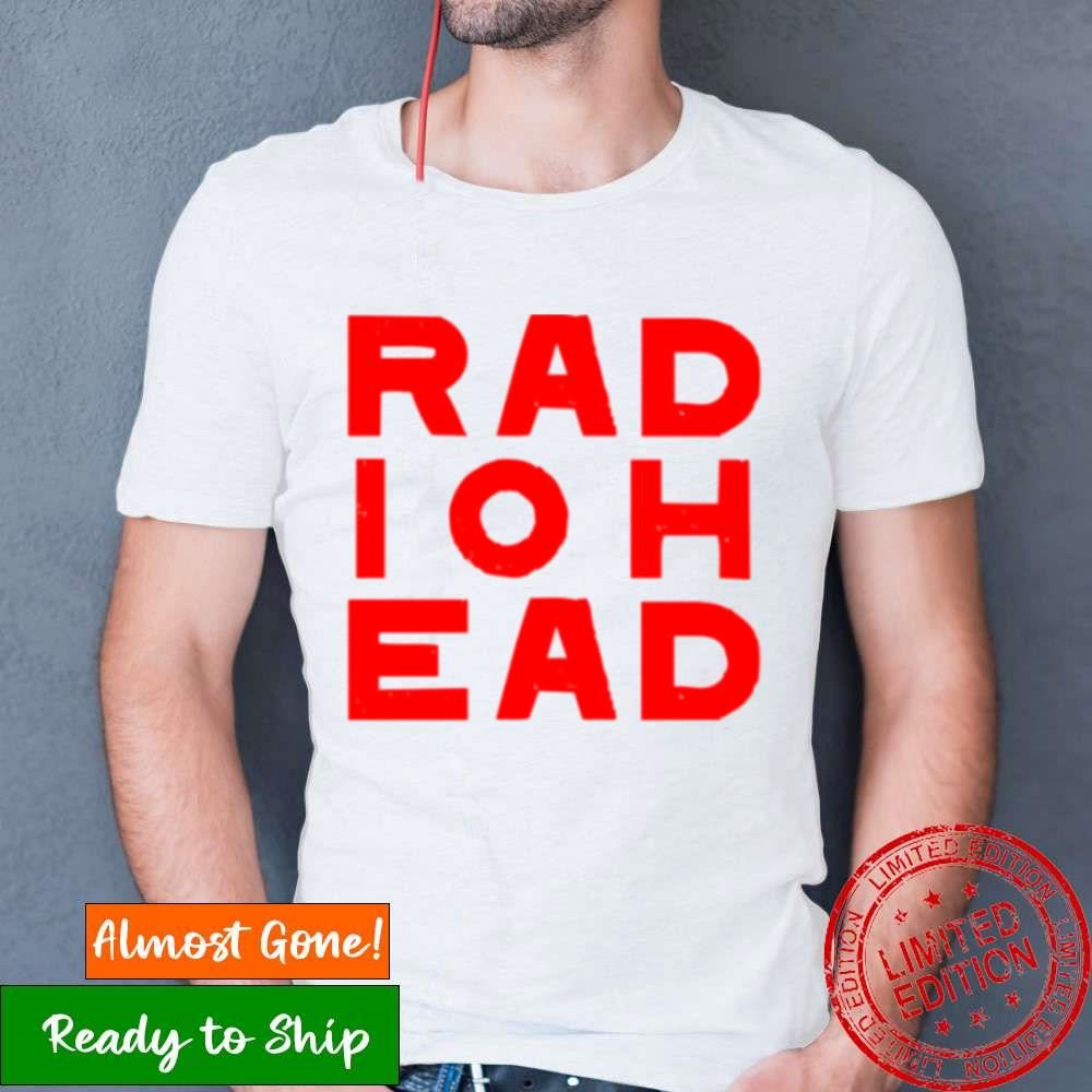 Radiohead Red Logo Typ Shirt Radiohead Red Logo Typ Shirt