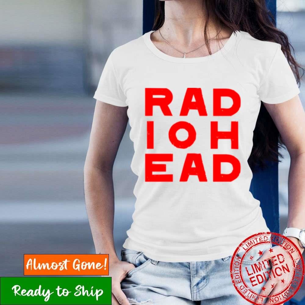 Radiohead Red Logo Typ Shirt