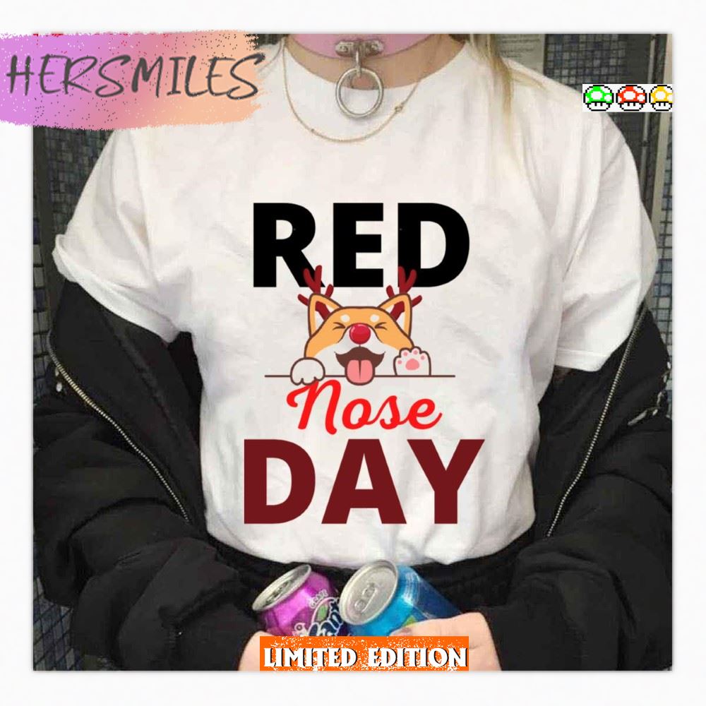 Red Nose Day Cute Doggie Shirt