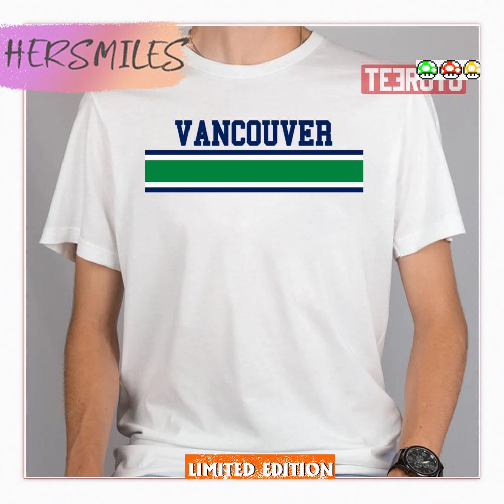 Retro Vancouver Canucks Hockey Emblem Vintage Shirt