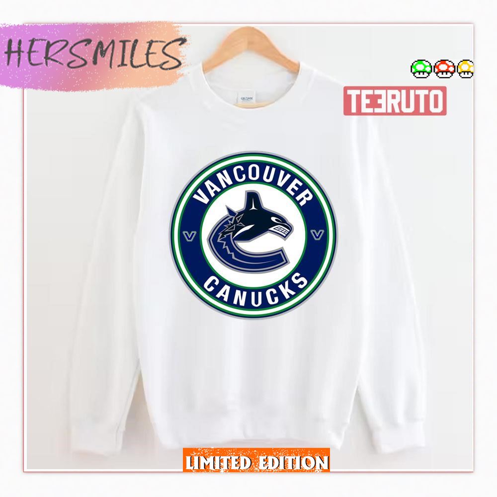 Round Blue Logo Vancouver Canucks Shirt