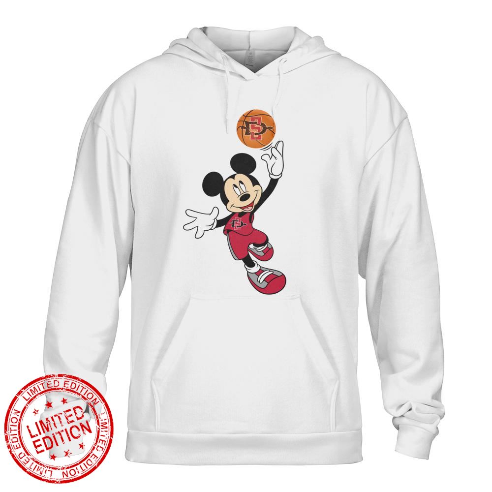 San Diego State Aztecs Mickey Basketball NCAA March Madness Shirt San Diego State Aztecs Mickey Basketball NCAA March Madness Shirt