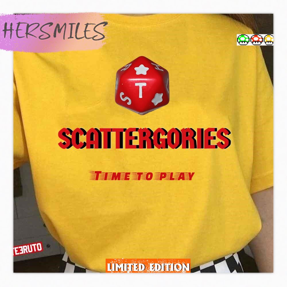 Scattergories Board Game Shirt