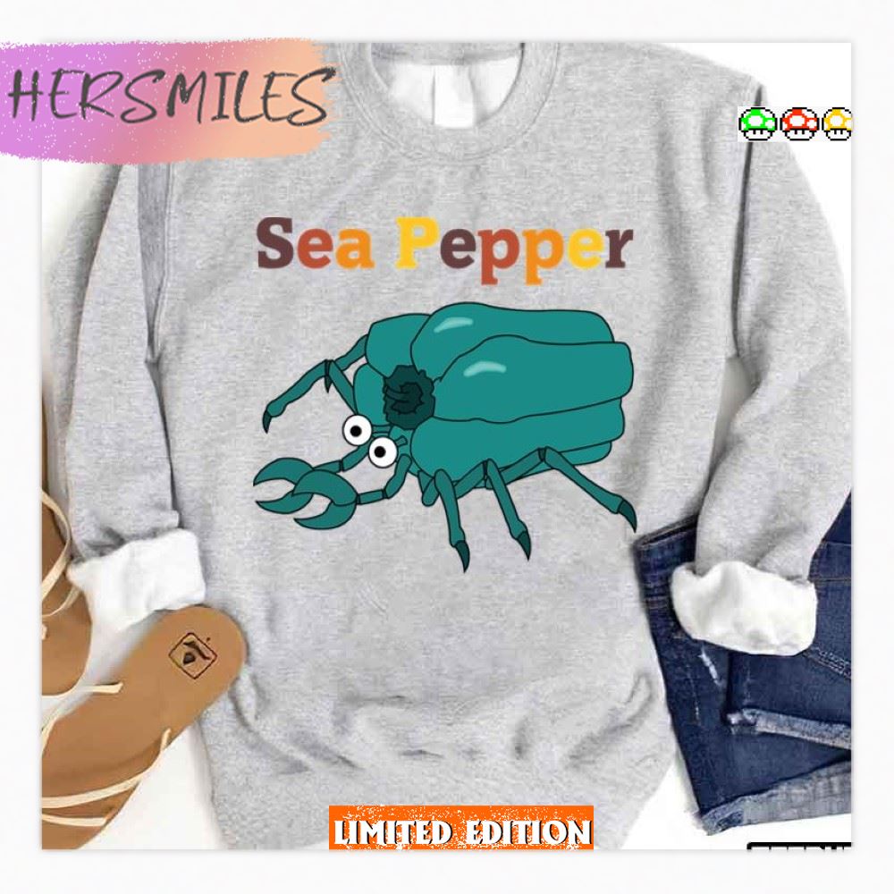 Sea Pepper Druaga No Tou Illustration Shirt