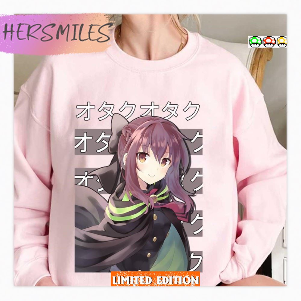 Shinoa Hiiragi The Seraph Of The End Anime Kawaii Girl Shirt