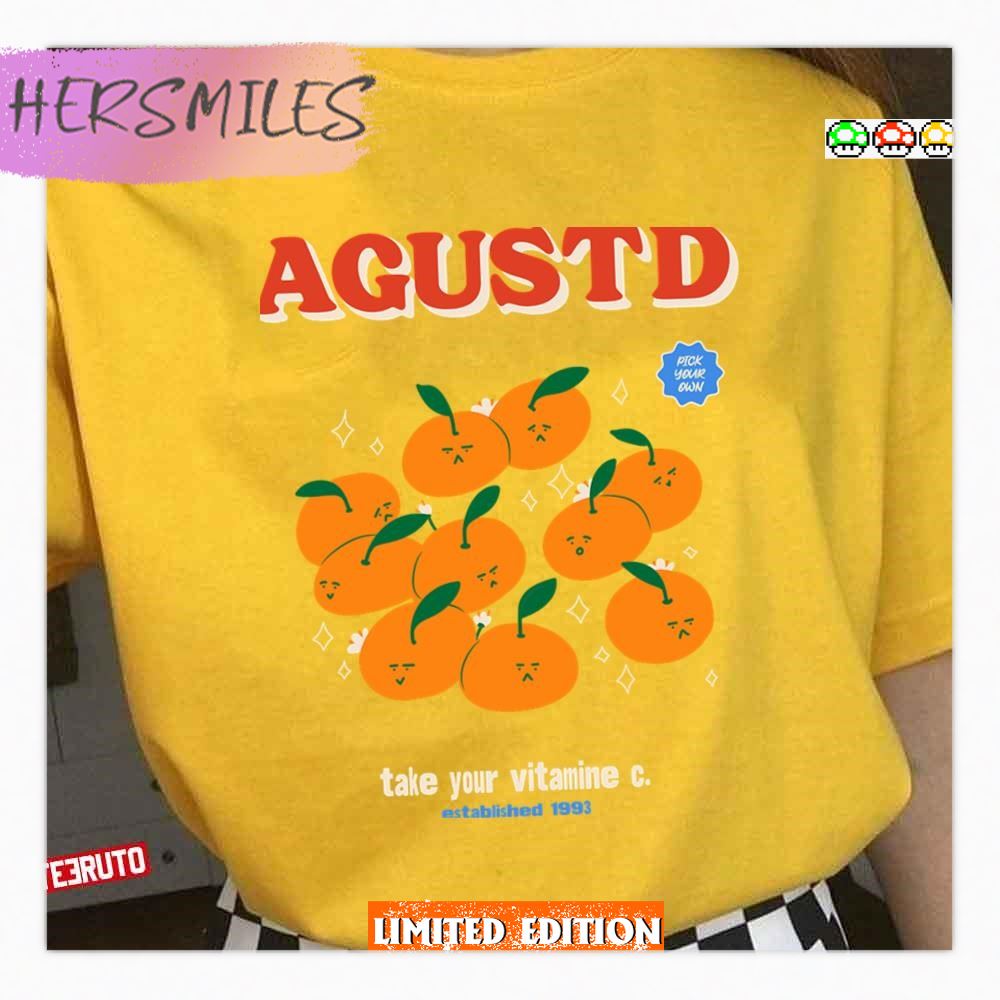 Take Your Vitamine C Suga Oranges BTS Agust D Shirt