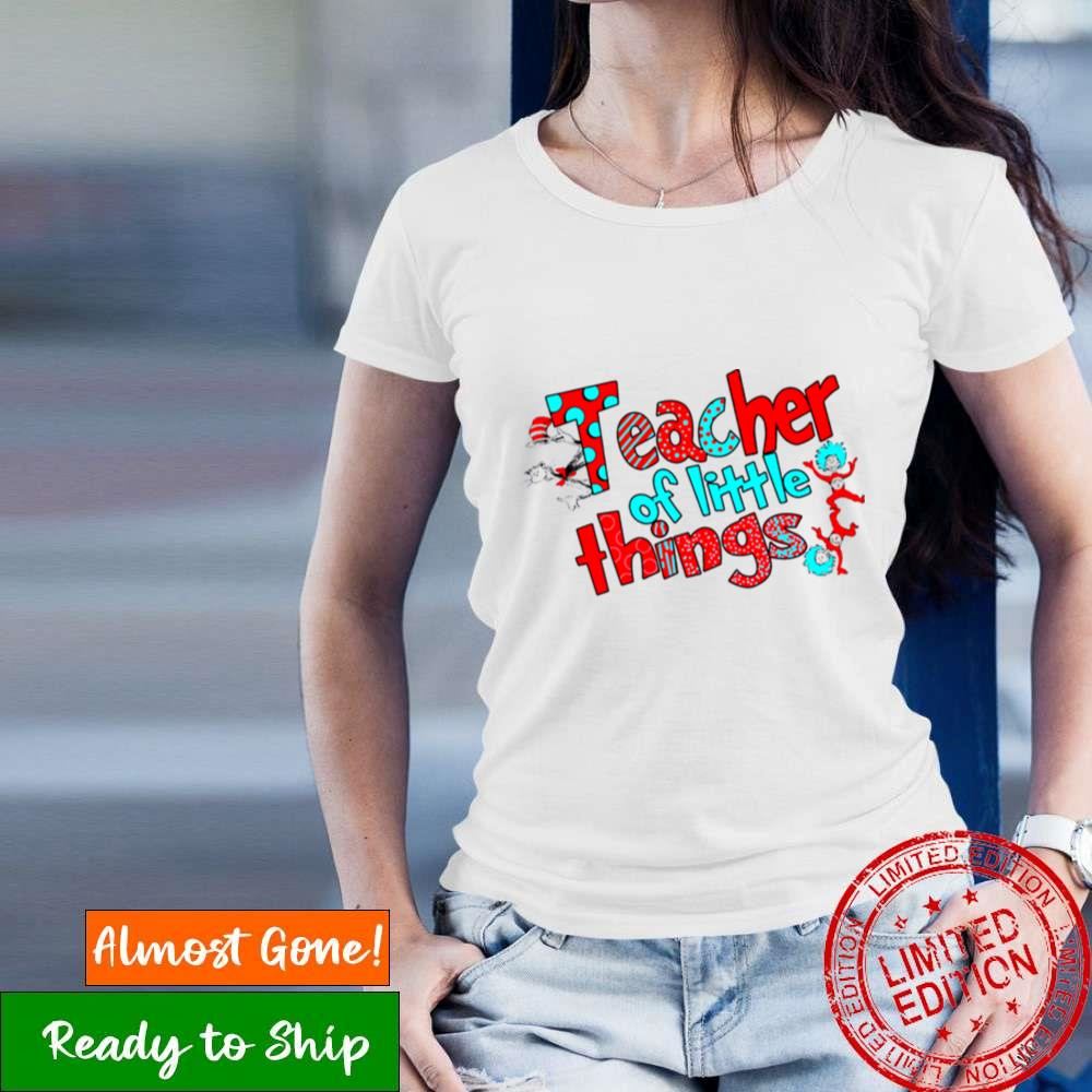 Teacher Of Little Things Reading Lover T Shirt