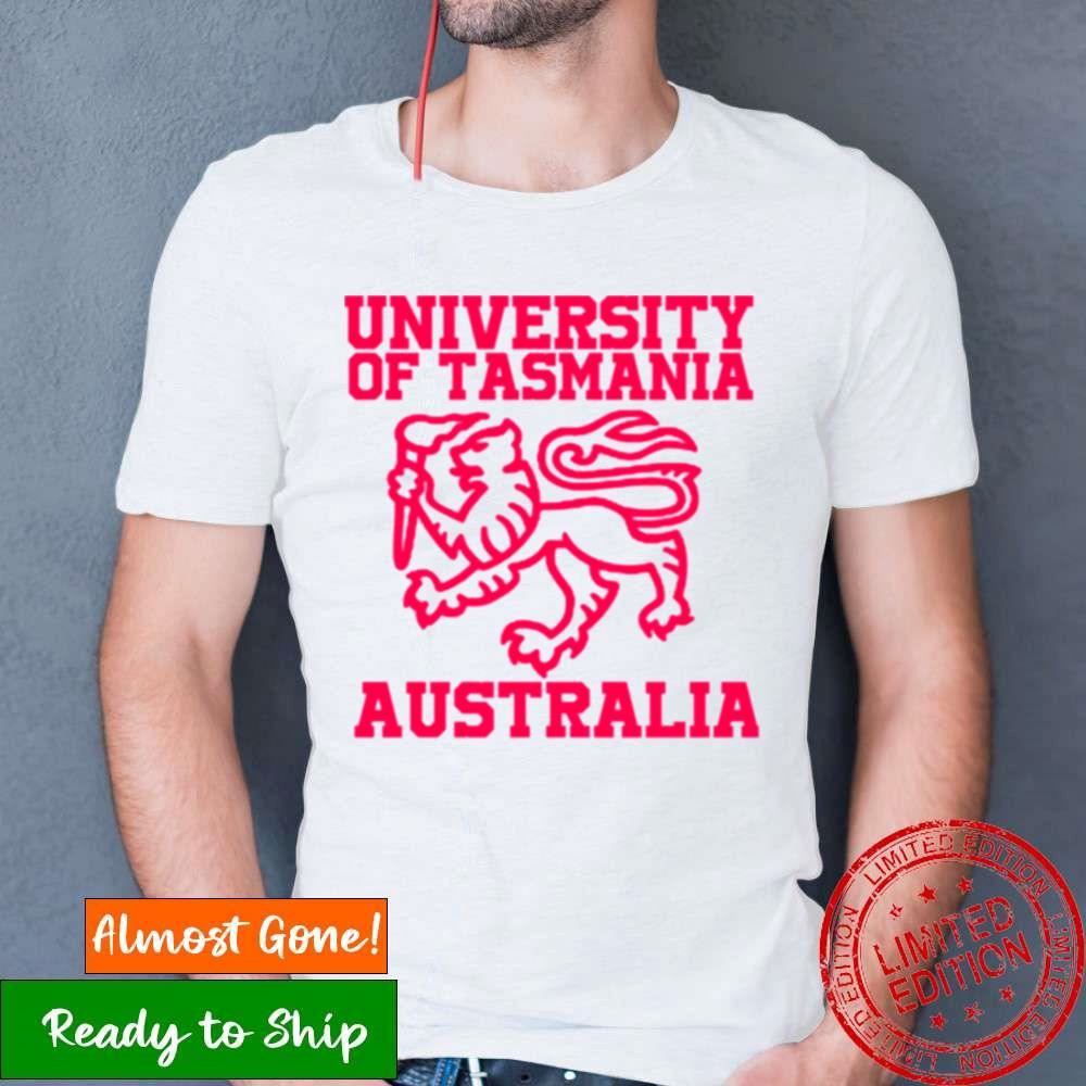 The Lion Logo University Of Tasmania Shirt The Lion Logo University Of Tasmania Shirt