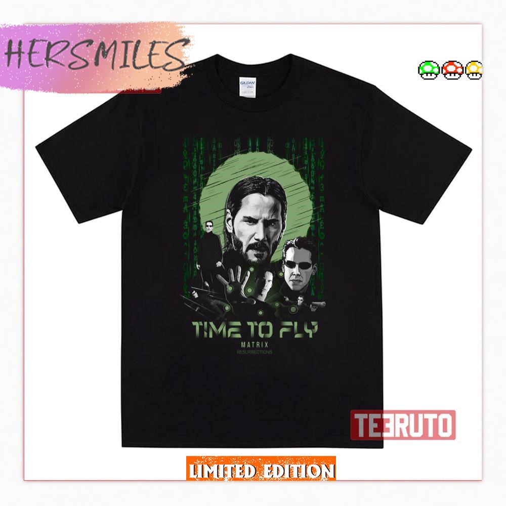 Time To Fly The Matrix Vintage Art T-Shirt
