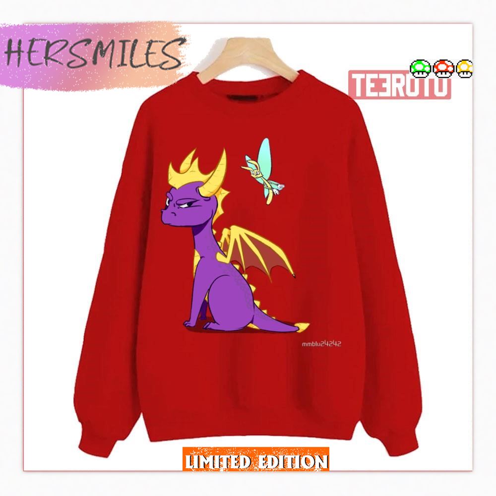 Tiny And Angry Spyro The Dragon T-Shirt