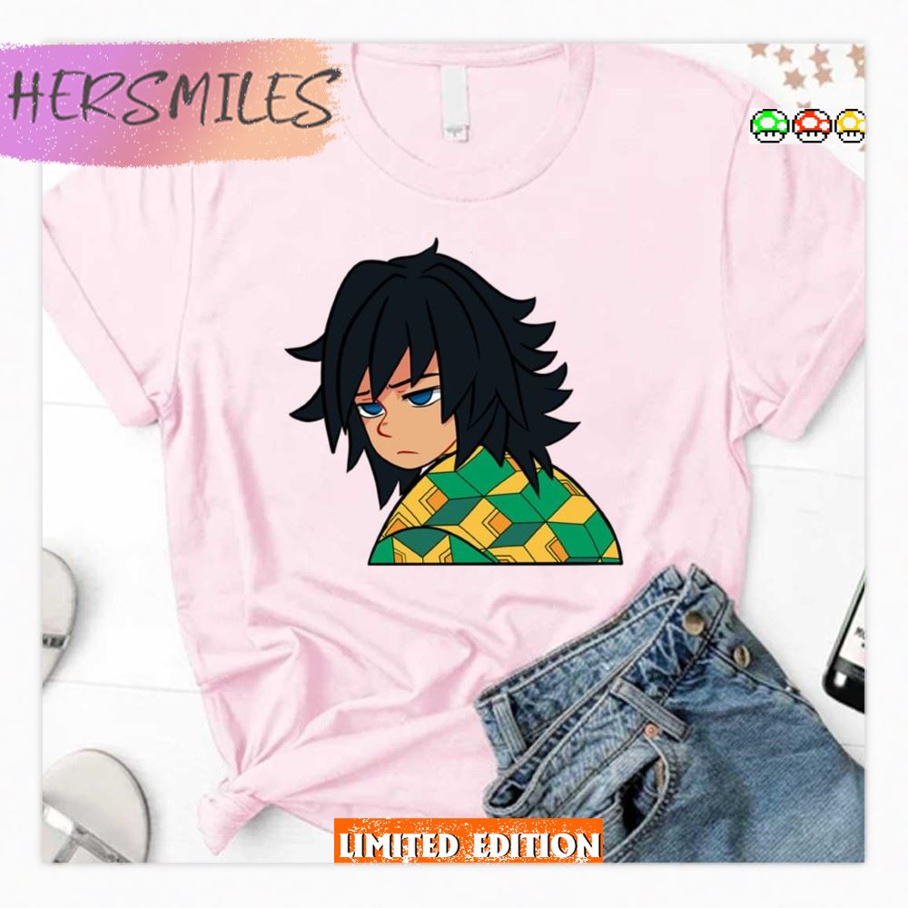 Tired Meme Tomioka Giyu Demon Slayer T-Shirt