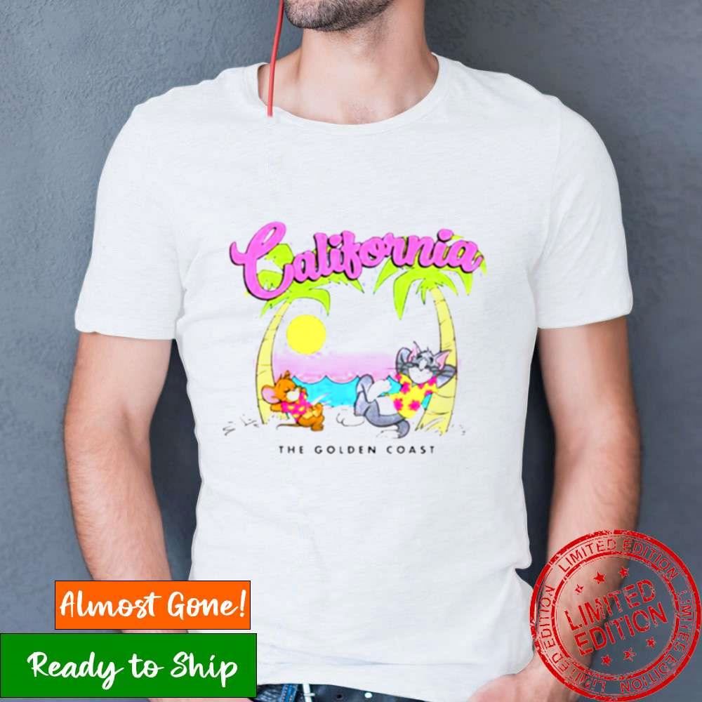 Tom And Jerry California The Golden Coast Vacation Shirt Tom And Jerry California The Golden Coast Vacation Shirt