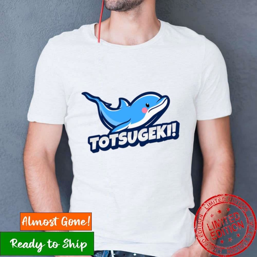 Totsugeki Logo Dolphin Ocean Shirt Totsugeki Logo Dolphin Ocean Shirt
