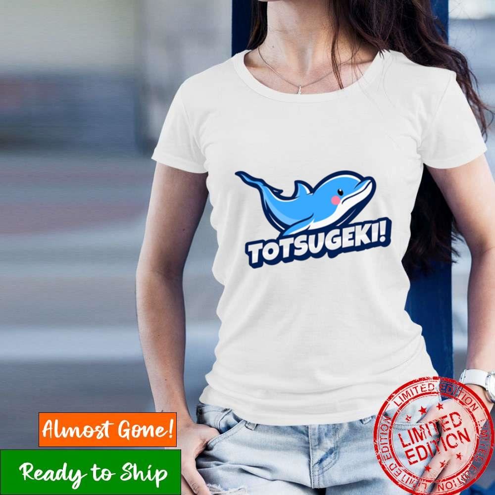 Totsugeki Logo Dolphin Ocean Shirt